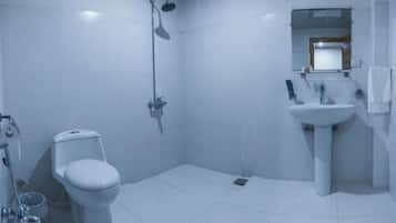 Shower, towels