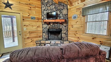 TV, fireplace, DVD player