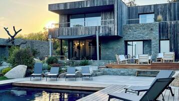 AuĂenpool, beheizter Pool