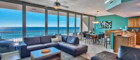 Smart TV, music library, stereo