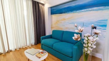 1 chambre, literie de qualité supérieure, couette en duvet d'oie