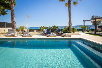 Beachfront Villa Tota with Pool