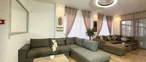 Lobby sitting area