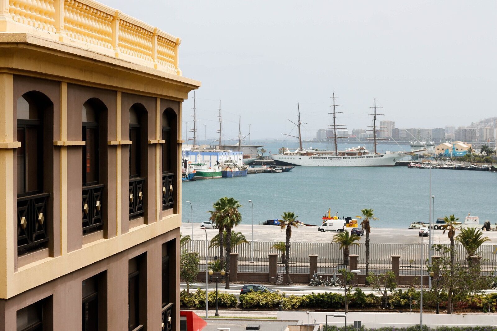 Uitzicht vanuit accommodatie