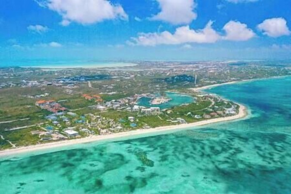Aerial of Turtle Cove