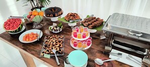 Gratis morgenmadsbuffet hver dag