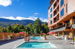 Una piscina riscaldata