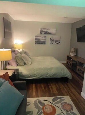 1 bedroom, iron/ironing board, free WiFi, bed sheets