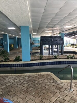 Una piscina riscaldata