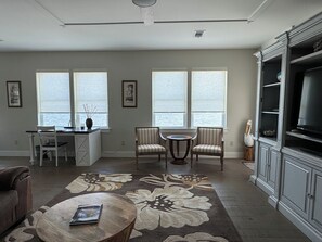 Living area - Gorgeous Ocean Views in Modern Beachfront Home (Panacea)
