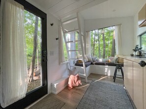 Living area - Modern Minimalist Tiny House (Sawyer)