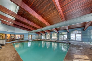 Indoor pool, a heated pool