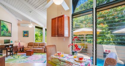 Free standing cottage, providing a lot of privacy. Low traffic around property.
