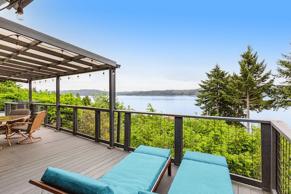Property grounds - Water-view home overlooking Hood Canal with large deck & firepit - dog-friendly (Hoodsport)