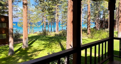 Fantastic lakefront condo with tennis, skiing, fireplace, & W/D, sleeps 6
