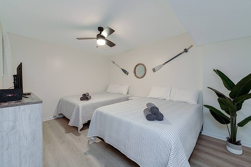 3 soverom, strykejern/-brett, reiseseng for barn og wi-fi