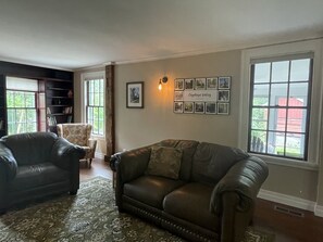 Smart TV, fireplace, DVD player, books - Historic Downtown Hudson Home  (Hudson)