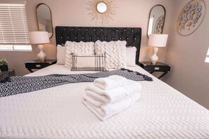 6 bedrooms, iron/ironing board, travel crib, WiFi