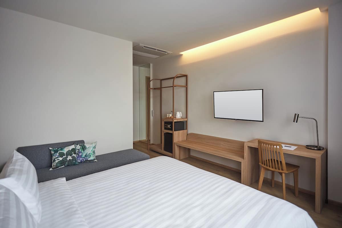 1 chambre, bureau, espace de travail pour ordinateur portable