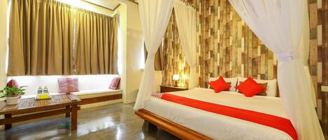 Kamar Double Deluks | Wi-Fi gratis dan seprai linen