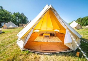 Cabin | Exterior - 2 'alya' Bell Tent Glamping Anglesey North Wales (Holyhead)