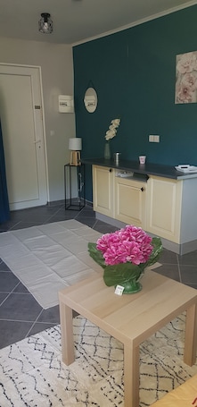 Intérieur. Appartement duplex avec vue sur la montagne