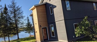 Modern 4-bedroom lake house with private boat dock on the Chain of Lakes!