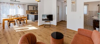 stylish holiday home, close to the cycle path and the vineyards