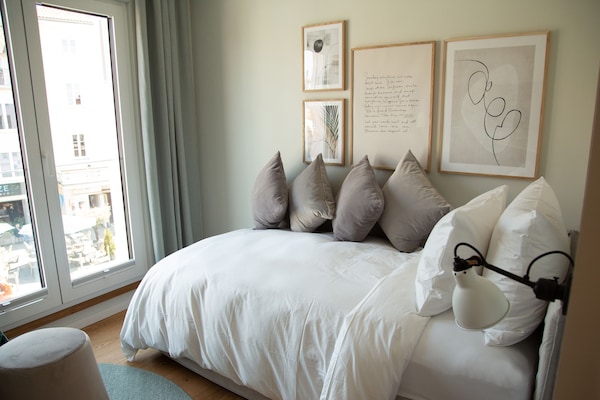 Premium bedding, down duvets, in-room safe, individually decorated