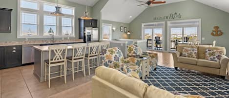 Smart TV, DVD player, foosball, offices