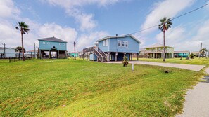 Exterior - Seaside Serenity: 2  BR, 1  BA House in Crystal Beach, Sleeps 8 (Bolivar Peninsula)