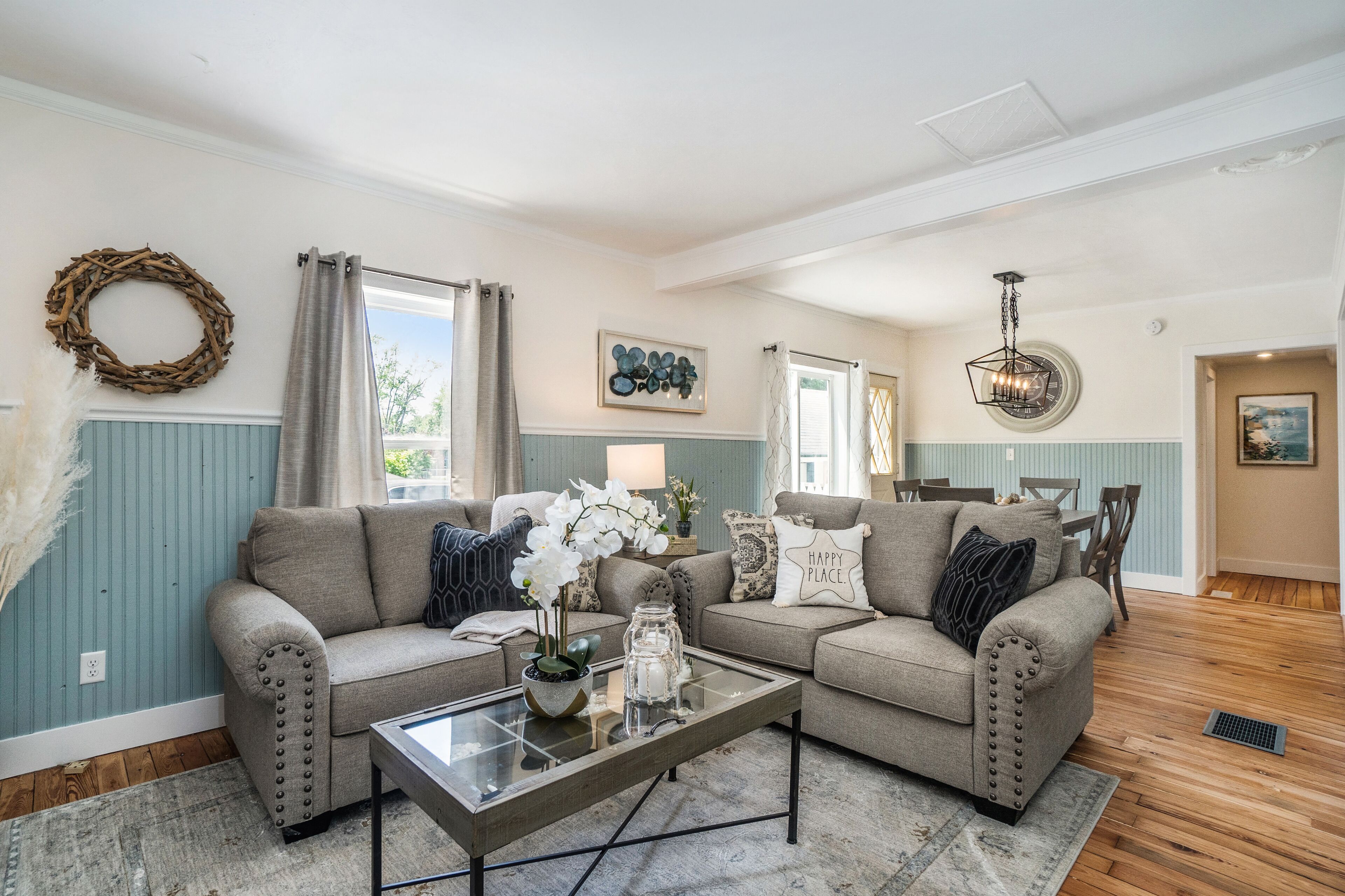 Updated, charming home with huge yard, fire pit, & WiFi - walkable location