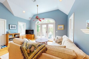 TV, table tennis, books, offices