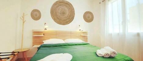 1 quarto, camas com colchões pillow-top, individualmente mobiliados