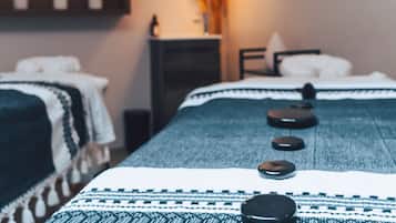 Body treatments, mud baths, aromatherapy, hot stone massages