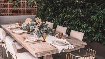 Área para banquetes al aire libre