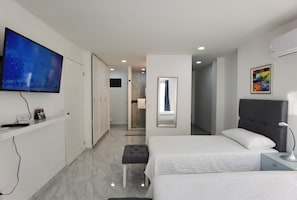 1 chambre, fer et planche à repasser, Wi-Fi gratuit, draps fournis