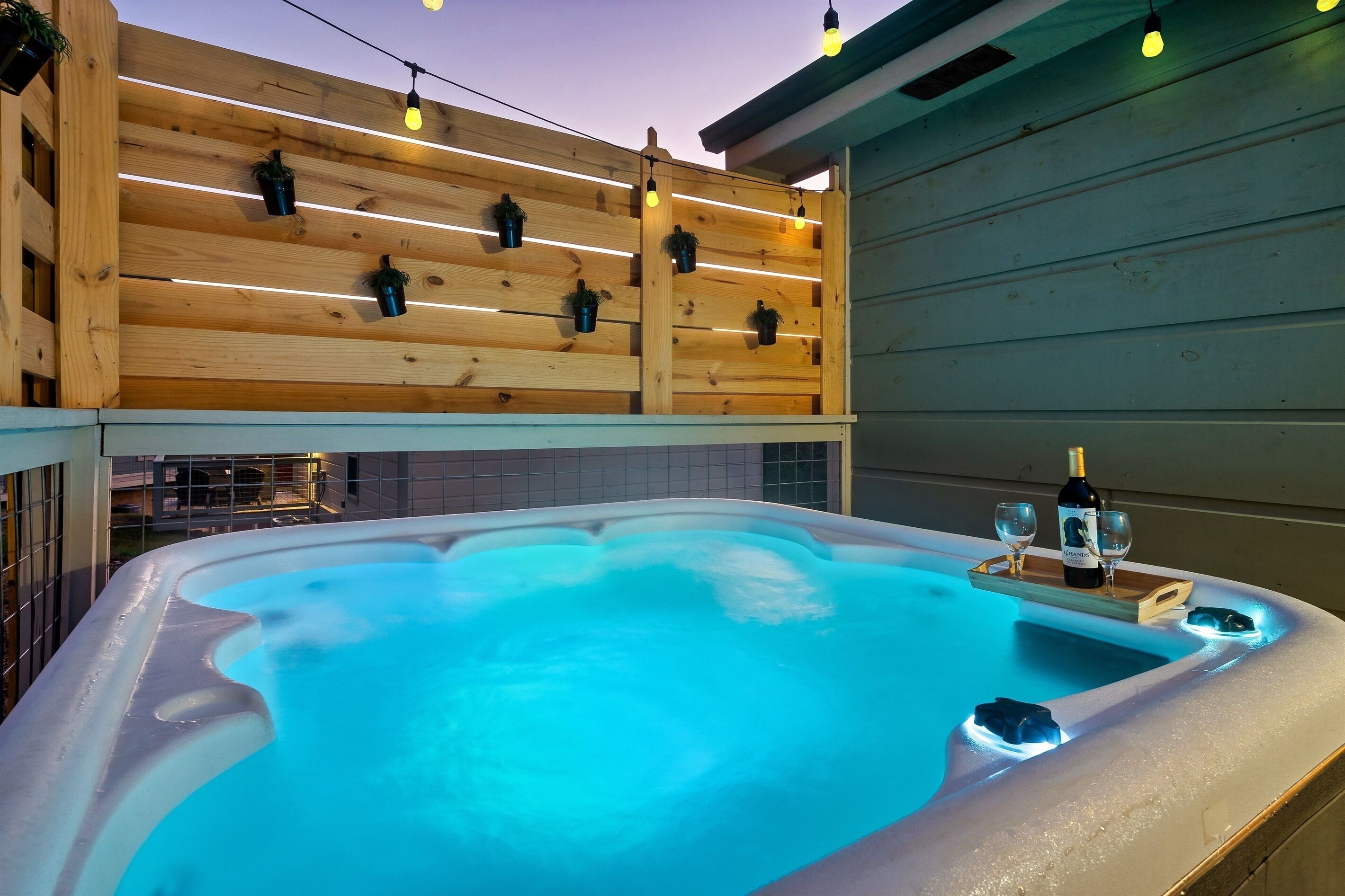 Bain à remous extérieur
