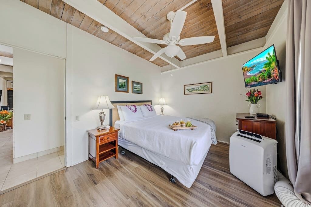 1 habitación, tabla de planchar con plancha, internet y ropa de cama 
