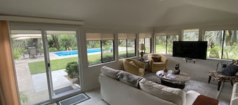 Adorable two bedroom guest house with pool