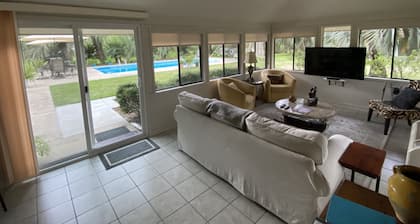 Adorable two bedroom guest house with pool
