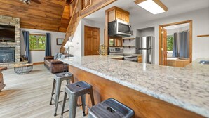 Private kitchen - Updated Lake House, set atop the hill overlooking beautiful Deer Water Lake. (Rogers)
