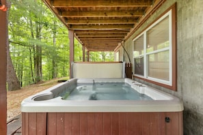 Bain à remous extérieur