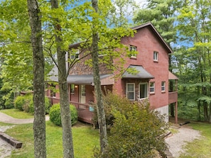 Exterior - Updated Lake House, set atop the hill overlooking beautiful Deer Water Lake. (Rogers)