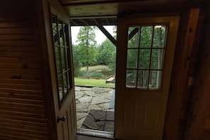 Interior - Large Log home, private pond with dock, canoe, pool table, hot tub & internet. (Rogers)