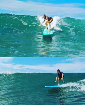 Selancar/boogie boarding