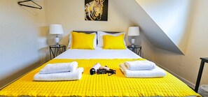 1 Schlafzimmer, Bügeleisen/Bügelbrett, kostenloses WLAN, Bettwäsche