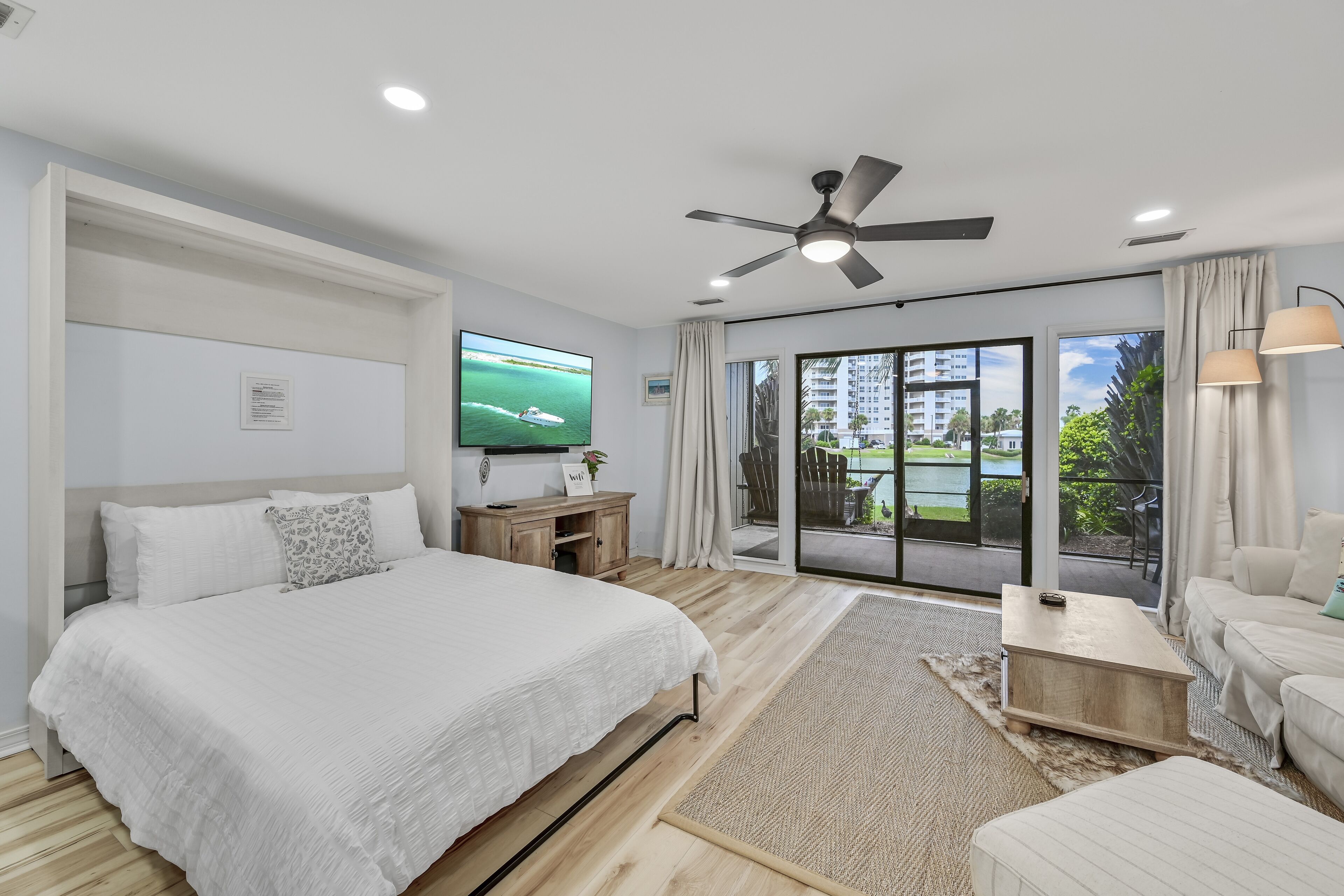 1 多间卧室、熨斗/熨衣板、免费 WiFi、床单