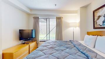 1 bedroom, iron/ironing board, internet, bed sheets