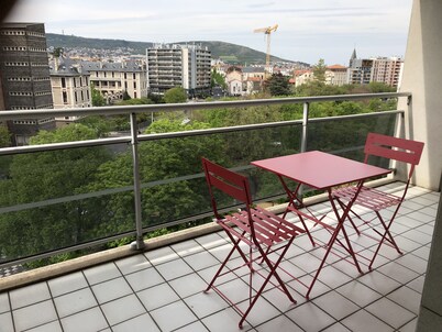 F1 with open view, 6m2 terrace, WIFI